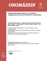 Employer branding's influence on workforce engagement and financial institution's sustainability