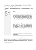 Bitcoin adoption intention, the three additional contextual variables – hedonic motivation, price value and habit: The UTAUT2 model