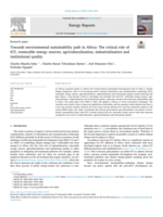 Towards environmental sustainability path in Africa: The critical role of ICT, renewable energy sources, agriculturalization, industrialization and institutional quality
