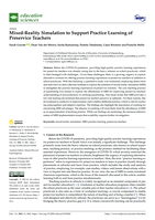 Mixed-reality simulation to support practice learning of preservice teachers