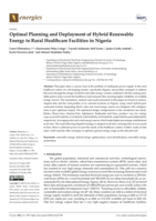 Optimal planning and deployment of hybrid renewable energy to rural healthcare facilities in Nigeria