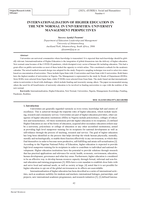 Internationalisation of higher education in the new normal in universities: University management perspectives