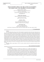 The economic impact of the COVID-19 lockdown on family life and children’s eating habits
