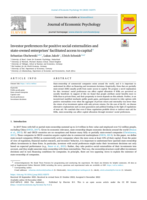 Investor preferences for positive social externalities and state-owned enterprises? facilitated access to capital