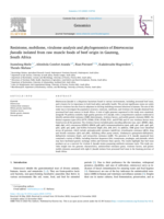Resistome, mobilome, virulome analysis and phylogenomics of Enterococcus faecalis isolated from raw muscle foods of beef origin in Gauteng, South Africa