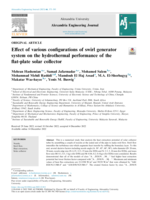 Effect of various configurations of swirl generator system on the hydrothermal performance of the flat-plate solar collector