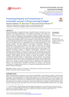 Scholarship and teaching-focused roles : an exploratory study of academics' experiences and perceptions of support