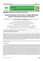 Numerical Simulation of Fuzzy Volterra Integro-differential Equation using Improved Runge-Kutta Method