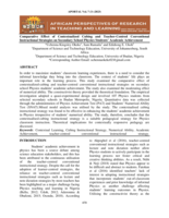 Comparative Effect of Contextualized Cubing and Teacher-Centred Conventional Instructional Strategies on Secondary School Physics Students' Academic Achievement