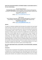 Social and environmental benefits of the Melville Koppies to nature-based tourism in the city of Johannesburg