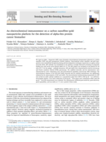 An electrochemical immunosensor on a carbon nanofiber/gold nanoparticles platform for the detection of alpha-feto protein cancer biomarker