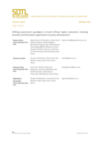 Shifting assessment paradigms in South African higher education: Evolving towards transformative approaches to policy development