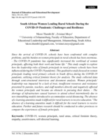 South African Women Leading Rural Schools During the COVID-19 Pandemic: Challenges and Resilience