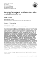 Blockchain Technology in Lands Registration: A Systematic Literature Review