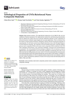 Tribological Properties of CNTs-Reinforced Nano Composite Materials