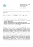 Performance evaluation of hybrid biodegradable oils as a lubricant during cylindrical turning of AISI 304 austenitic stainless steel 