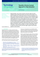 Towards a Human-Centred Approach to Data Extraction