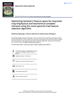 Optimizing Sentinel-2 feature space for improved crop biophysical and biochemical variables retrieval using the novel spectral triad feature selection algorithm