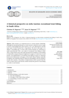 A historical perspective on niche tourism: recreational trout fishing in South Africa