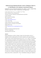 Enhanced Oxygen Reduction Reaction Activity of Manganese Oxide via p−d Hybridization with Aluminum Group Element Dopants