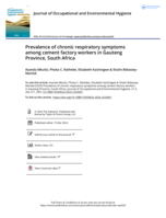 Prevalence of chronic respiratory symptoms among cement factory workers in Gauteng Province, South Africa