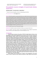Post-pandemic recovery strategies of Coastal hotels: Durban, South Africa