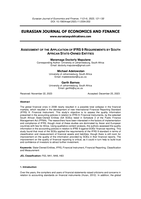 ASSESSMENT OF THE APPLICATION OF IFRS 9 REQUIREMENTS BY SOUTH AFRICAN STATE-OWNED ENTITIES