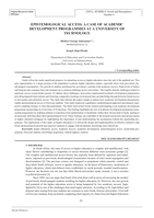 Epistemological access: A case of academic development programmes at a university of technology