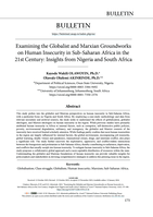 Examining the globalist and Marxian groundworks on human insecurity in Sub-Saharan Africa in the 21st Century: Insights from Nigeria and South Africa
