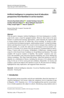 Artificial intelligence in compulsory level of education: Perspectives from Namibian in-service teachers
