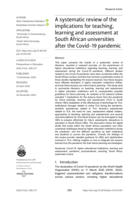 A systematic review of the implications for teaching, learning and assessment at South African universities after the Covid-19 pandemic