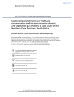 Spatio-temporal dynamics of methane concentration and its association to climatic and vegetation parameters: a case study of the Northern Cape Province, South Africa