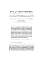 Fostering youth wellbeing through mHealth Apps: Embracing physical activity for a healthier lifestyle