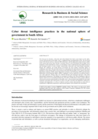 Cyber threat intelligence practices in the national sphere of government in South Africa