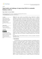 Opportunities and challenges of empowering SMEs for sustainable Healthcare delivery