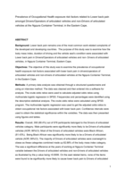 Prevalence of occupational health exposure risk factors related to lower back pain amongst drivers/operators of articulated vehicles and non-drivers of articulated vehicles at the Ngqura container terminal, in the Eastern Cape.
