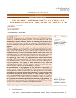   Forced opportunities for adaptive and sustainable leadership regarding ICT implementation in the Vuca era