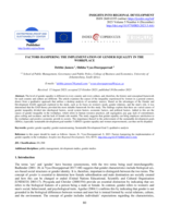 Factors hampering the implementation of gender equality in the workplace