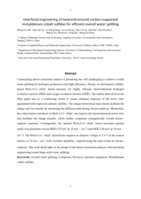 Interfacial engineering of heterostructured carbon‑supported molybdenum cobalt sulfides for efficient overall water splitting