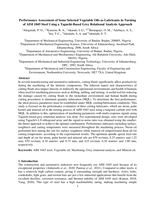 Performance assessment of some selected vegetable oils as lubricants in turning of AISI 1045 steel using a taguchi-based grey relational analysis approach