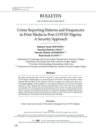 Crime reporting patterns and frequencies in print media in postcovid Nigeria: A security approach