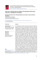 Fake news and hate speech in Nigeria's development and security trajectory: A qualitative assessment