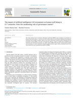 The impact of artificial intelligence (AI) investment on human well-being in G-7 countries: Does the moderating role of governance matter?