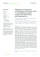 Analysing the response of CO2 emissions to business cycle in a developing economy: evidence for South Africa post-apartheid era