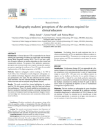 Radiography students’ perceptions of the attributes required for clinical educators