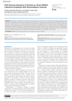 Draft genome sequence of Pantoea sp. strain MHSD4, a bacterial endophyte with bioremediation potential