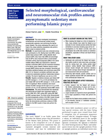 Selected morphological, cardiovascular and neuromuscular risk profiles among asymptomatic sedentary men performing Islamic prayer