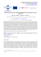  Blockchain technology for health information management: A case of Zimbabwe