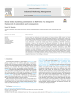 Social media marketing assimilation in B2B firms: An integrative framework of antecedents and consequences