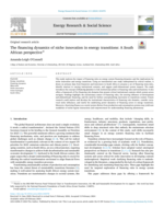 The financing dynamics of niche innovation in energy transitions: A South African perspective